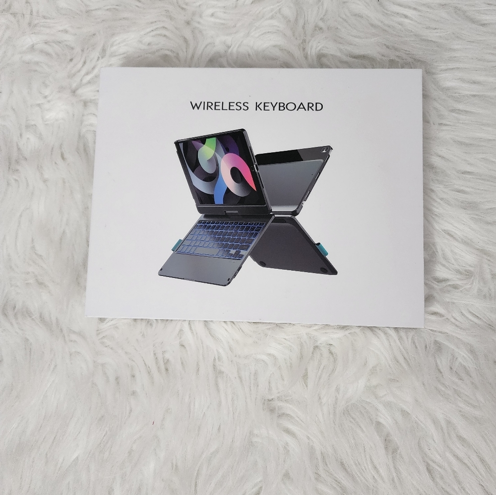 iPad backlit keyboard case Seafoam